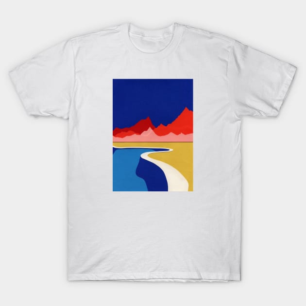 Red Hills Desert Pool T-Shirt by Rosi Feist